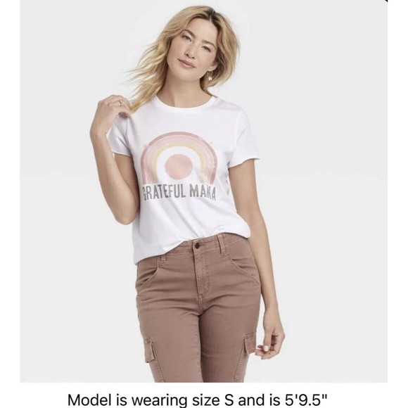 NWT Grayson Threads Target Graphic Tee Short Sl, Mothers Day, Grateful Mama, XXL - Picture 1 of 5